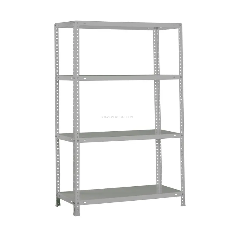 Estante Metálica ADVANTAGE 4/400 1500 Cinzento - 1500 x 900 x 400 mm