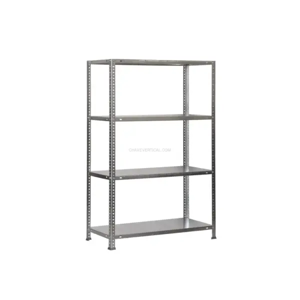 Estante Metálica ADVANTAGE 4/400 1500 Galvanizado - 1500 x 900 x 400 mm