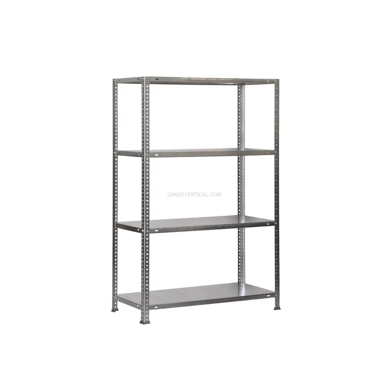 Estante Metálica ADVANTAGE 4/400 1500 Galvanizado - 1500 x 900 x 400 mm