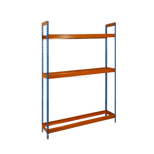 Estante Metálica AUTOFORTE 1204-3 AZUL/Laranja - 2000 x 1200 x 450 mm