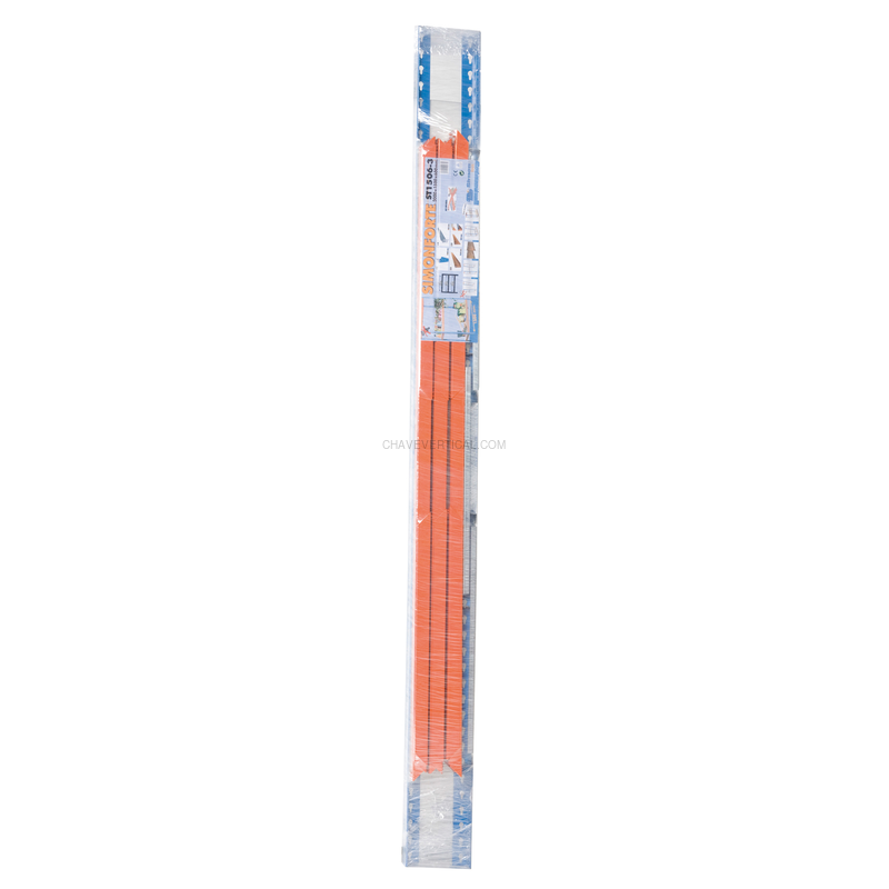 Estante Metálica AUTOFORTE 1204-3 AZUL/Laranja - 2000 x 1200 x 450 mm