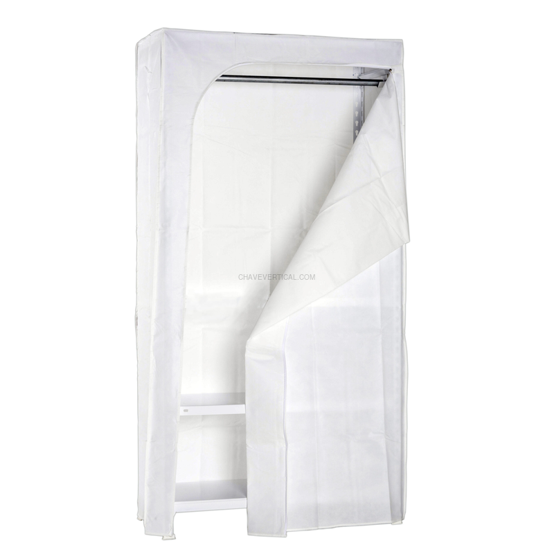 Estante Metálica CLICK & KEEP 3/500 Branco/Branco - 1800 x 900 x 500 mm