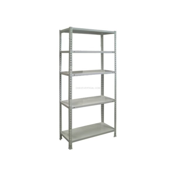 Estante Metálica ECOCLICK 5/400 1800 Cinzento - 1800 x 900 x 400 mm