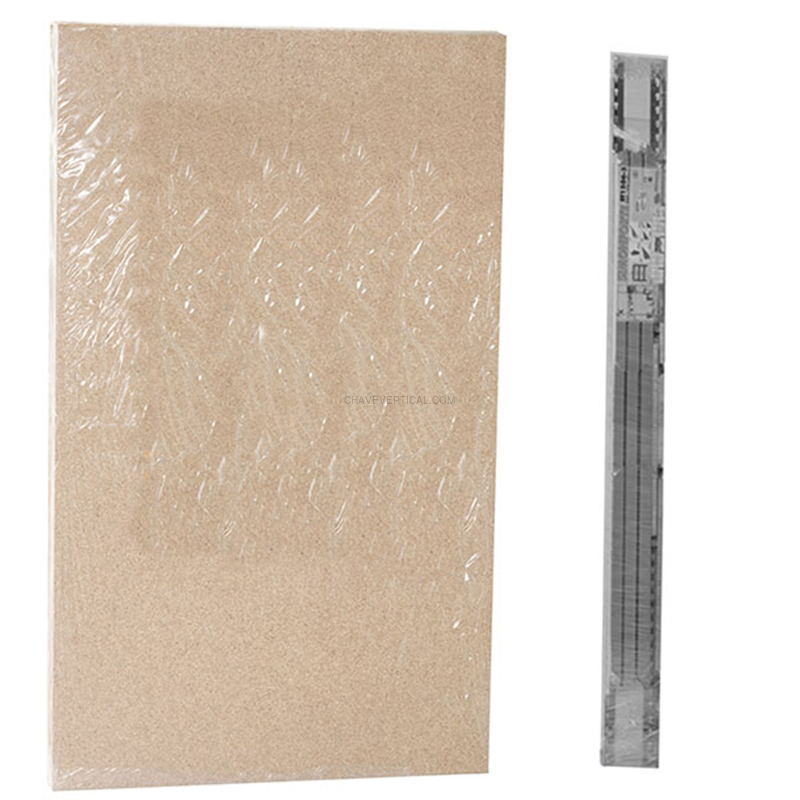 Estante Metálica ECOFORTE 1204-5 Aglomerado Galvanizado/Madeira - 2000 x 1200 x 450 mm