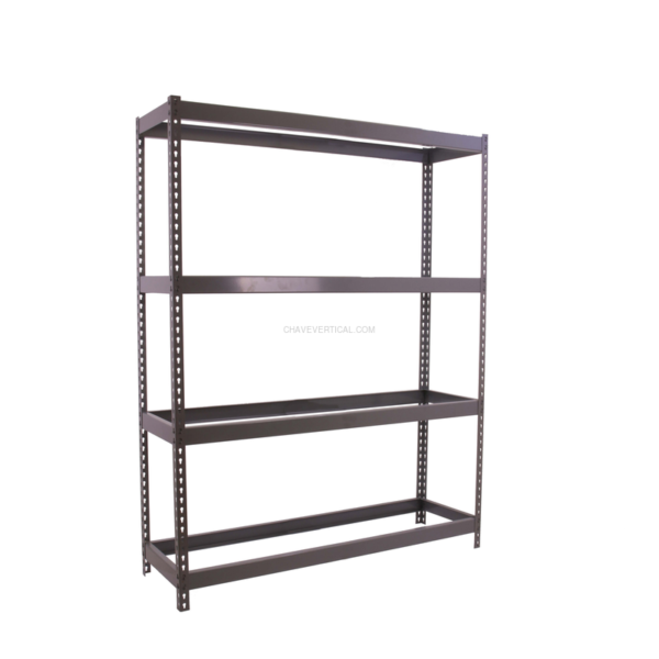 Estante Metálica ECOFORTE 1207-4 Cinzento - 2000 x 1200 x 750 mm