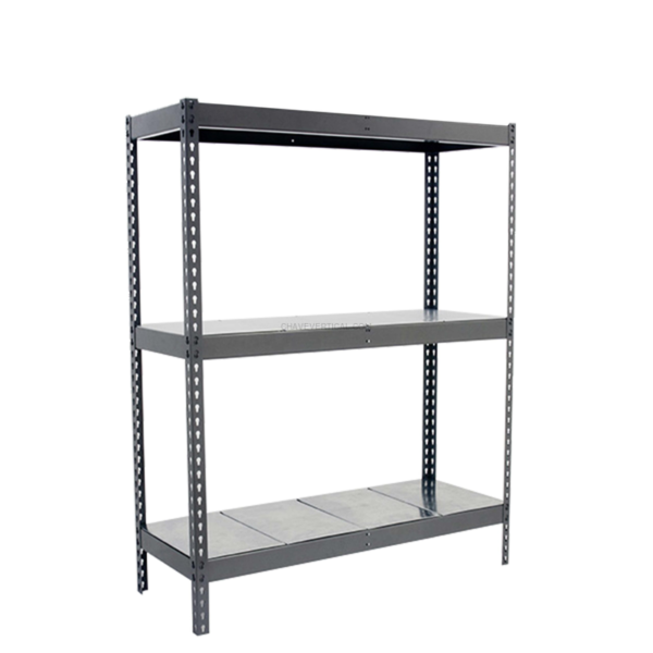 Estante Metálica ECOFORTE 1506-3 METAL 1500 Cinzento/Galvanizado - 1500 x 1500 x 600 mm