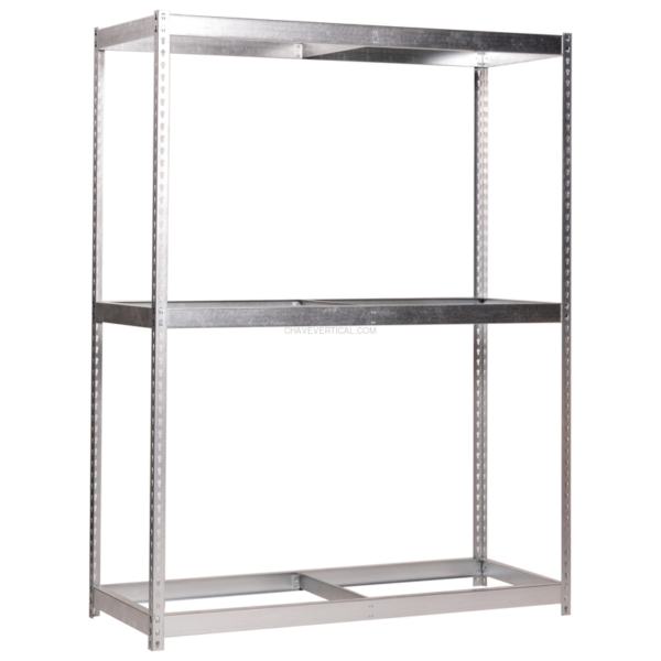 Estante Metálica ECOFORTE 1507-3 Galvanizado - 2000 x 1500 x 750 mm