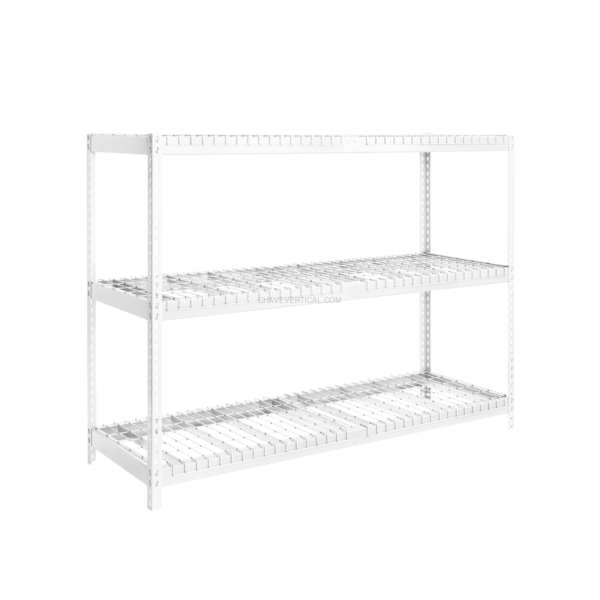 Estante Metálica ECOFORTE 1806-3 REX Branco - 2000 x 1800 x 600 mm