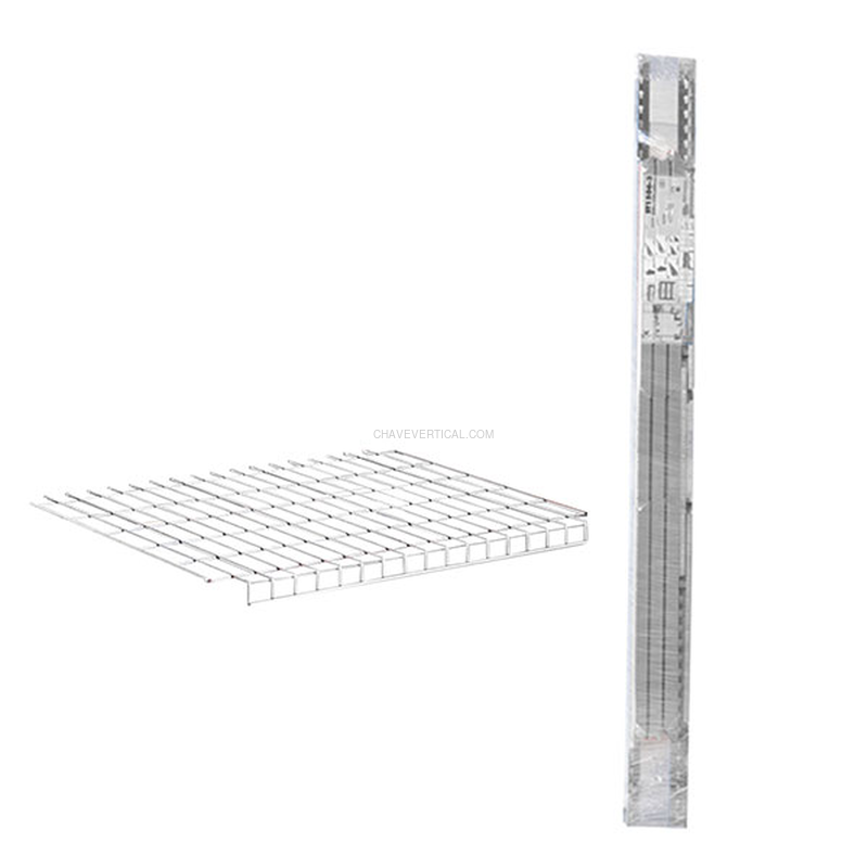Estante Metálica ECOFORTE 1806-4 2500 REX Galvanizado - 2500 x 1800 x 600 mm