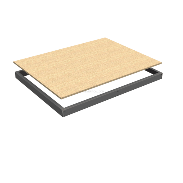 Estante Metálica ECOFORTE EA 1204 Aglomerado Galvanizado/Madeira - 77 x 1200 x 450 mm
