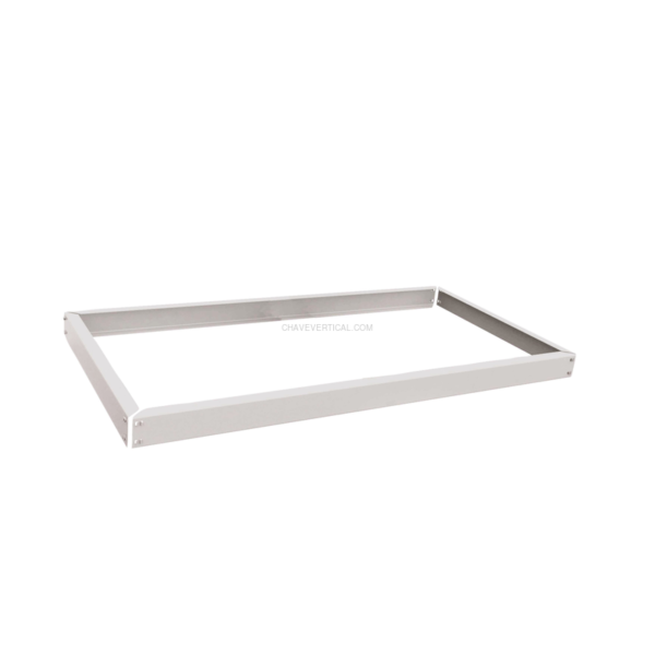 Estante Metálica ECOFORTE EA 1207 Branco - 65 x 1200 x 750 mm