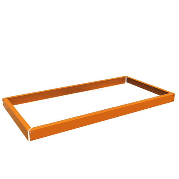 Estante Metálica ECOFORTE EA 1207 Laranja - 65 x 1200 x 750 mm