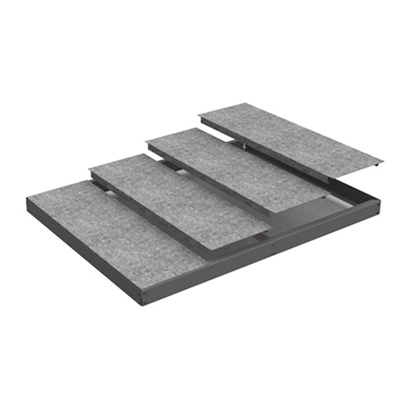 Estante Metálica ECOFORTE EA 1506 METAL Cinzento/Galvanizado - 70 x 1500 x 600 mm