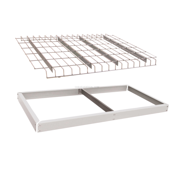 Estante Metálica ECOFORTE EA 1806 REX Branco - 1800 x 600 x 42 mm