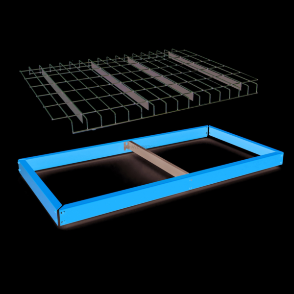 Estante Metálica ECOFORTE EA 1806 REX Laranja - 1800 x 600 x 42 mm