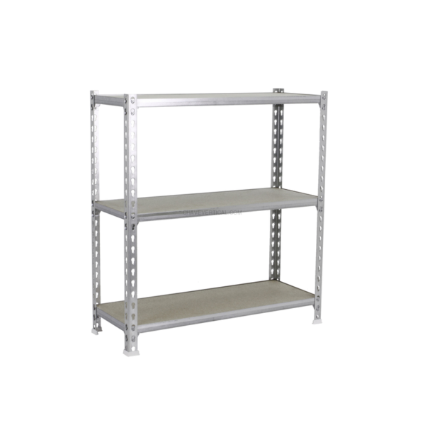 Estante Metálica MADERCLICK MEGAPLUS 3/500 900 Galvanizado/Madeira - 900 x 1200 x 500 mm