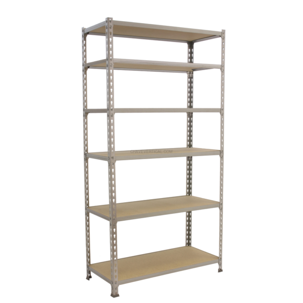 Estante Metálica MADERCLICK MEGAPLUS 6/400 2500 Galvanizado/Madeira - 2500 x 1200 x 400 mm