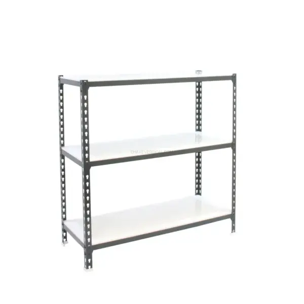 Estante Metálica SIMONCLICK MEGAPLUS 3/300 900 Antracite/Branco - 900 x 1200 x 300 mm