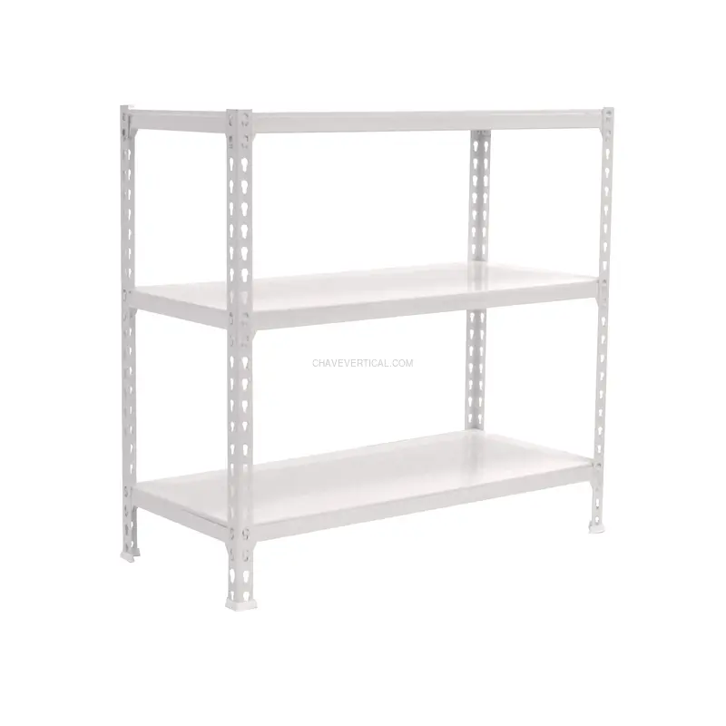 Estante Metálica SIMONCLICK MEGAPLUS 3/500 900 Branco/Branco - 900 x 1200 x 500 mm