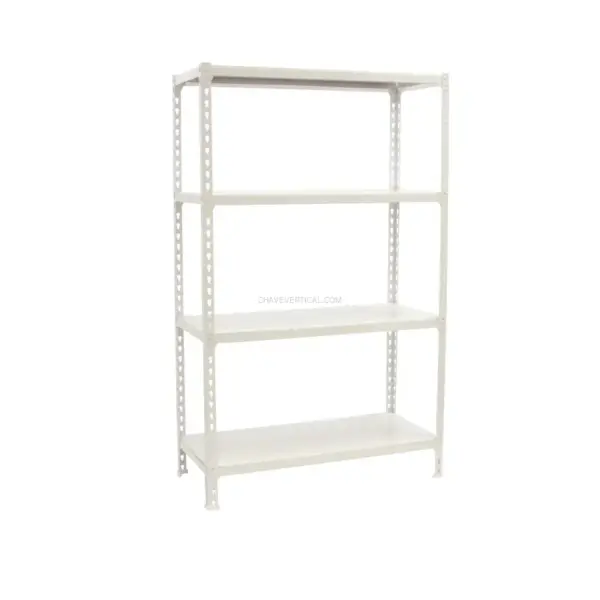 Estante Metálica SIMONCLICK MEGAPLUS 4/300 1500 Branco/Branco - 1500 x 1200 x 300 mm