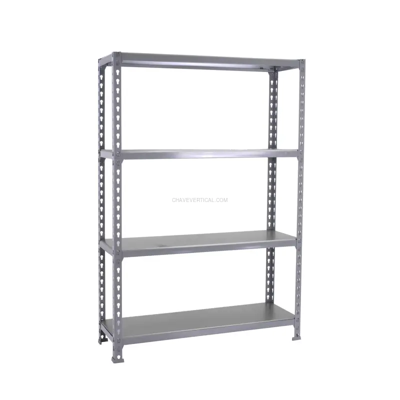 Estante Metálica SIMONCLICK MEGAPLUS 4/300 1500 Cinzento/Cinzento - 1500 x 1200 x 300 mm