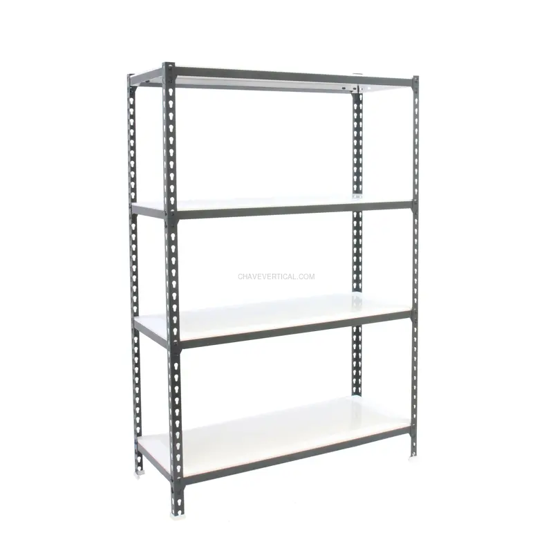 Estante Metálica SIMONCLICK MEGAPLUS 4/400 1500 Antracite/BLAN - 1500 x 1200 x 400 mm