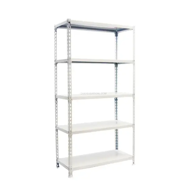 Estante Metálica SIMONCLICK MEGAPLUS 5/400 Branco/Branco - 2000 x 1200 x 400 mm