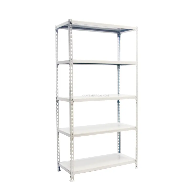 Estante Metálica SIMONCLICK MEGAPLUS 5/400 Branco/Branco - 2000 x 1200 x 400 mm