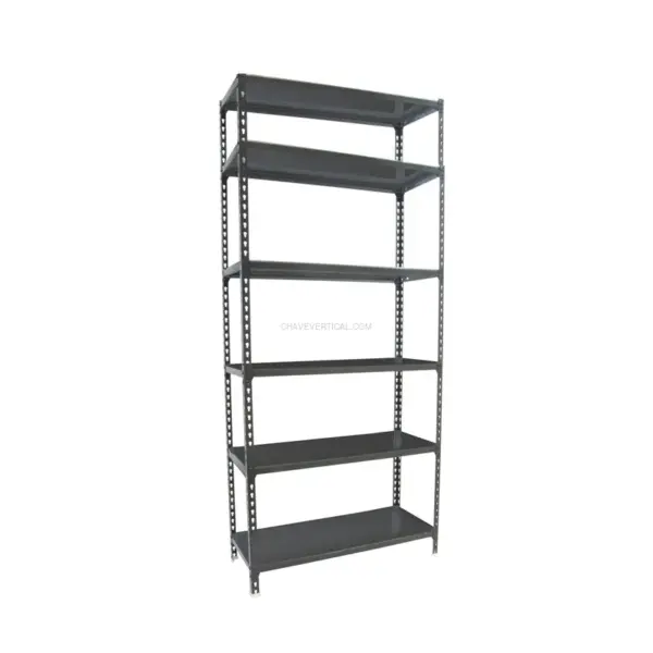 Estante Metálica SIMONCLICK MEGAPLUS 6/300 2500 ANTRA/ANTRA - 2500 x 1200 x 300 mm
