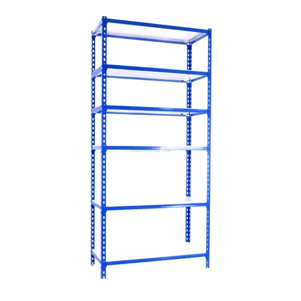 Estante Metálica SIMONCLICK MEGAPLUS 6/300 2500 AZUL/Branco - 2500 x 1200 x 300 mm
