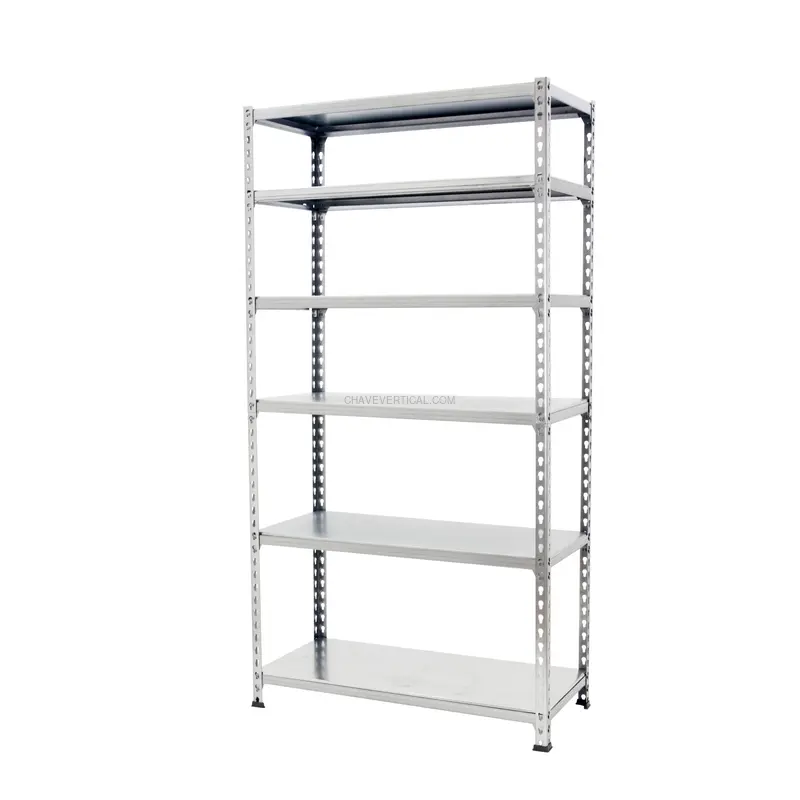 Estante Metálica SIMONCLICK MEGAPLUS 6/300 2500 Galvanizado/Galvanizado - 2500 x 1200 x 300 mm