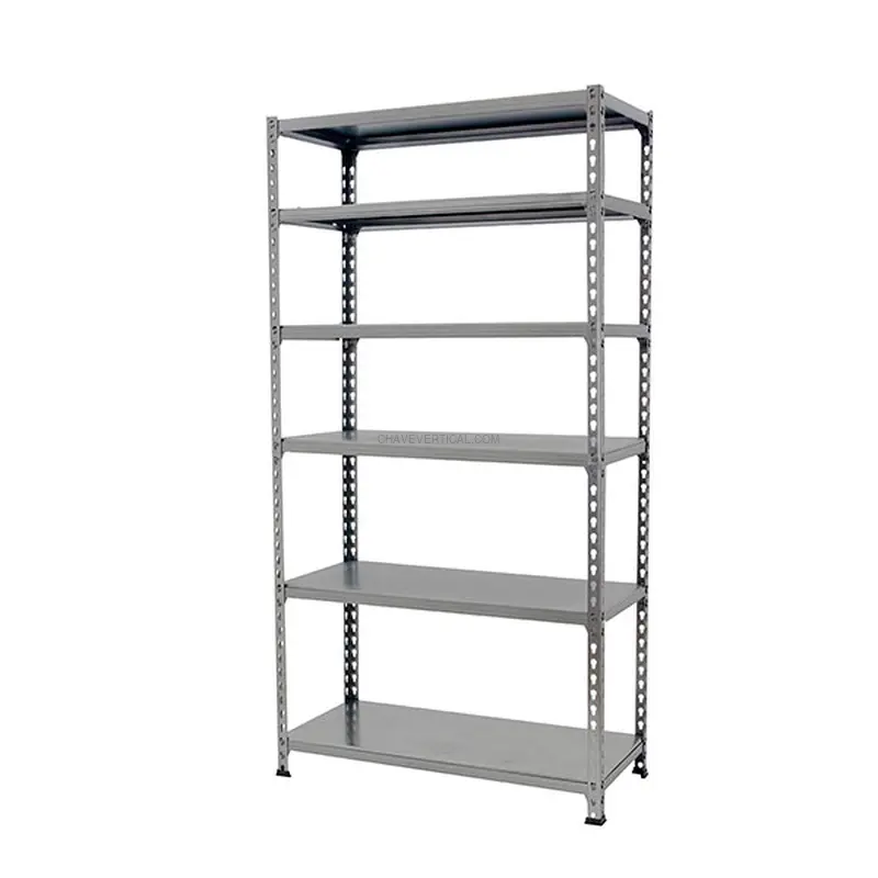 Estante Metálica SIMONCLICK MEGAPLUS 6/400 2500 Cinzento/Cinzento - 2500 x 1200 x 400 mm