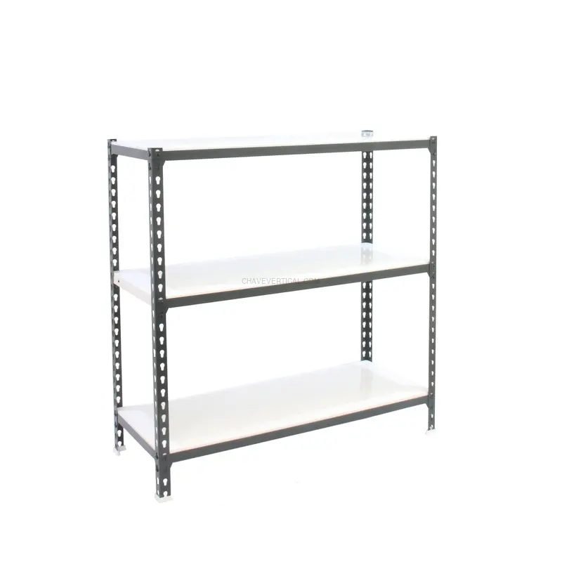 Estante Metálica SIMONCLICK MINI 3/500 900 Antracite/Branco - 900 x 800 x 500 mm