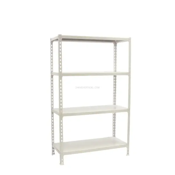 Estante Metálica SIMONCLICK MINI 4/400 1500 Branco/Branco - 1500 x 800 x 400 mm