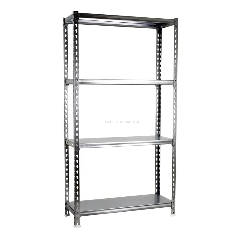 Estante Metálica SIMONCLICK MINI 4/500 1500 Galvanizado - 1500 x 800 x 500 mm