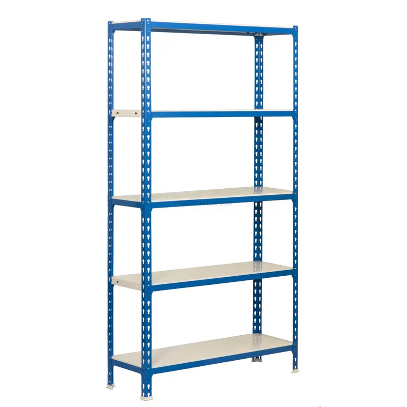 Estante Metálica SIMONCLICK MINI 5/400 AZUL/Branco - 1800 x 800 x 400 mm