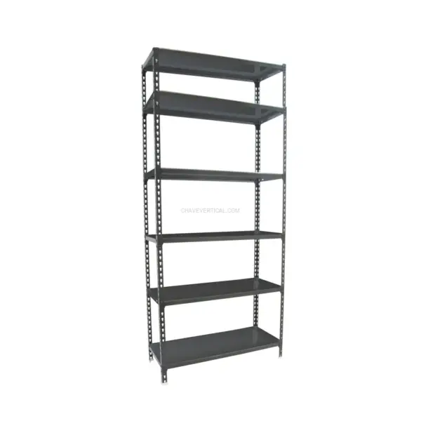 Estante Metálica SIMONCLICK MINI 6/300 Antracite/Antracite - 2500 x 800 x 300 mm