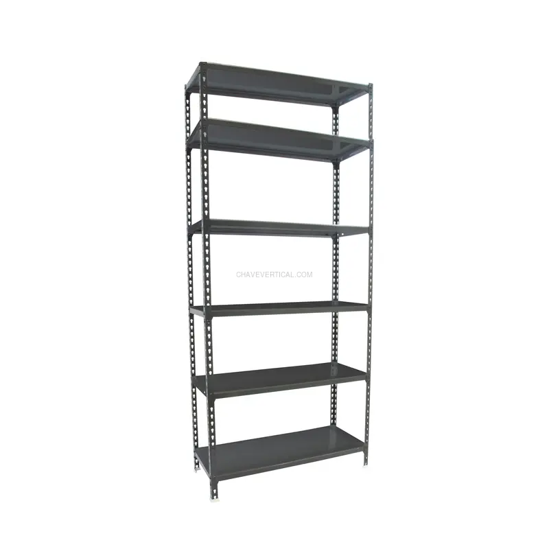 Estante Metálica SIMONCLICK MINI 6/300 Antracite/Antracite - 2500 x 800 x 300 mm