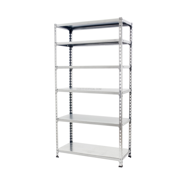 Estante Metálica SIMONCLICK MINI 6/500 Galvanizado/Galvanizado - 2500 x 800 x 500 mm