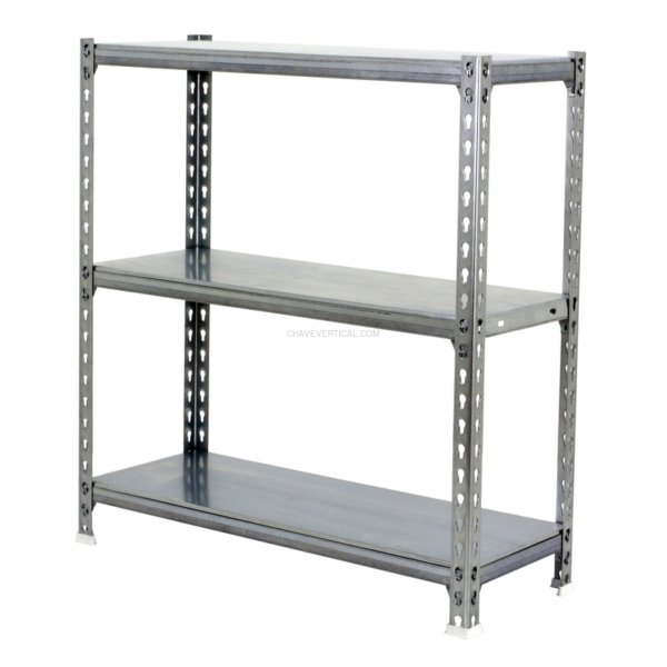 Estante Metálica SIMONCLICK PLUS 3/300 900 Galvanizado/Galvanizado - 900 x 1000 x 300 mm