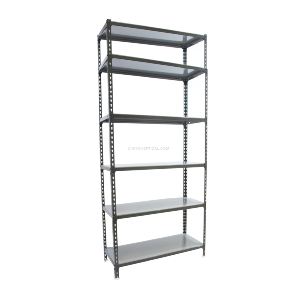 Estante Metálica SIMONCLICK PLUS 6/300 Antracite/Galvanizado - 2500 x 1000 x 300 mm