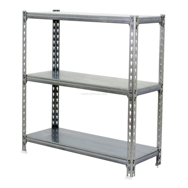 Estante Metálica SIMONCLICK SUPERPLUS 3/400 1000 Galvanizado/Galvanizado - 1000 x 1100 x 400 mm