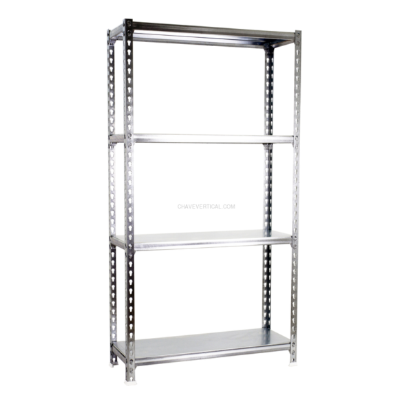Estante Metálica SIMONCLICK SUPERPLUS 4/300 1500 Galvanizado - 1500 x 1100 x 300 mm