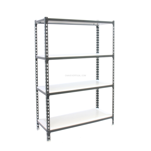 Estante Metálica SIMONCLICK SUPERPLUS 4/500 1500 Antracite/BLAN - 1500 x 1100 x 500 mm