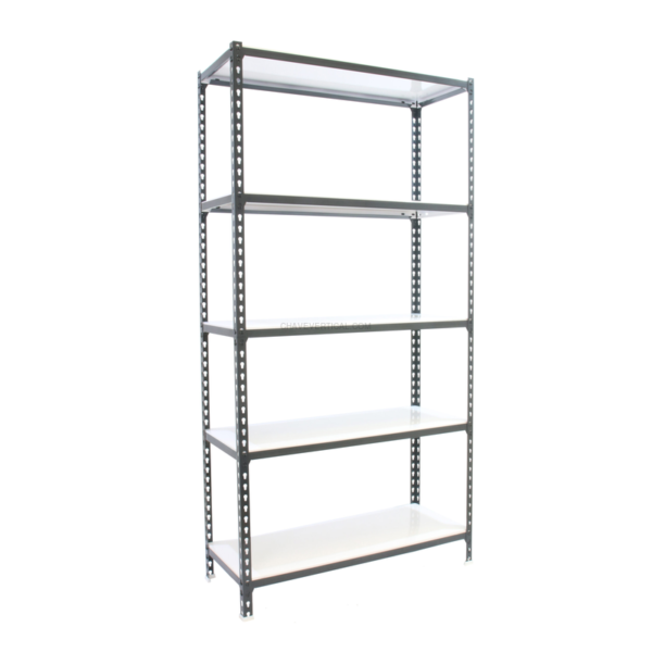 Estante Metálica SIMONCLICK SUPERPLUS 5/400 Antracite/Branco - 2000 x 1100 x 400 mm
