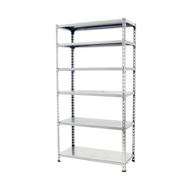 Estante Metálica SIMONCLICK SUPERPLUS 6/400 Galvanizado/Galvanizado - 2500 x 1100 x 400 mm