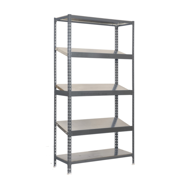 Estante Metálica SIMONEXPO PLUS 5/400-3 Cinzento - 2000 x 1000 x 400 mm