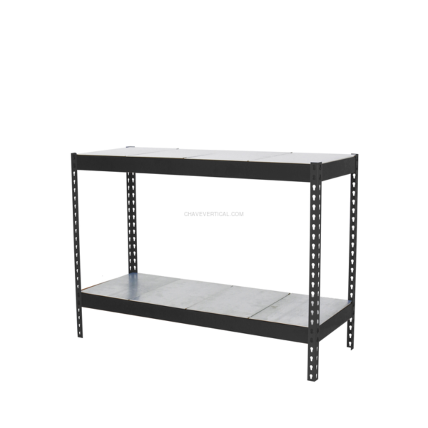 Estante Metálica SIMONFORTE 1206-2 METAL 900 Antracite/Galvanizado - 900 x 1200 x 600 mm