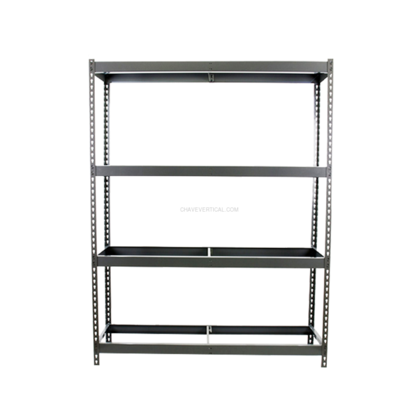 Estante Metálica SIMONFORTE 1506-4 Cinzento - 2000 x 1500 x 600 mm