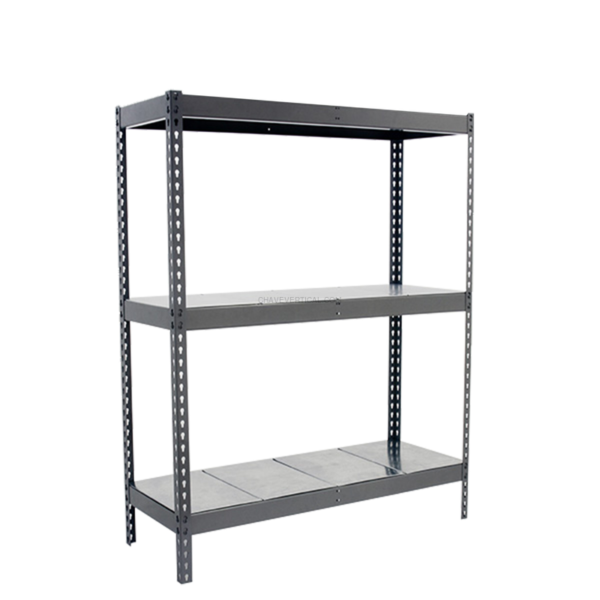 Estante Metálica SIMONFORTE 1804-3 METAL Cinzento/Galvanizado - 2000 x 1800 x 450 mm